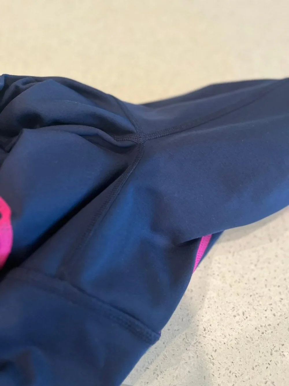 Lilly Pulitzer Luxletic XS Navy/Pink Leggings NWOT